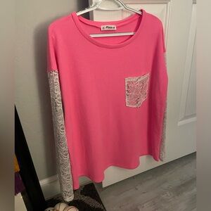 Hot Pink Top NWOT